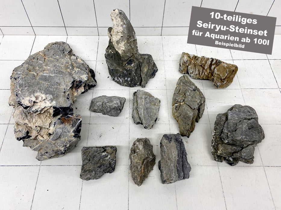Seiryu Rock Steine-Set für 100l Aquarium