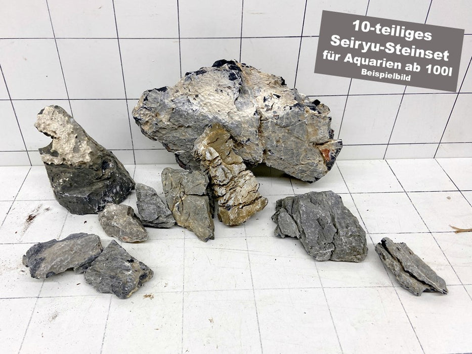 Seiryu Rock Steine-Set für 100l Aquarium