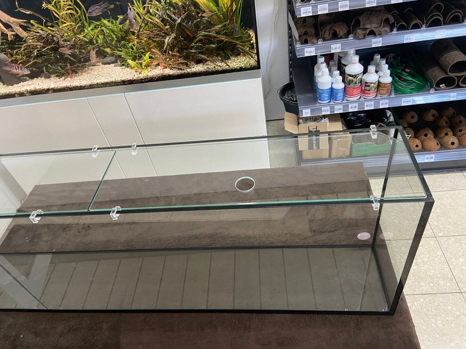 AQUARIUM 120x20x40cm -S- (96l) "premium line" mit Glasabdeckung