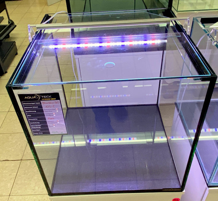 AQUARIUM 50x50x50cm (125l) "premium line" mit Schiebeabdeckung