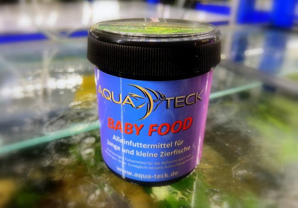 AQUA TECK BABY FOOD Gr. 1: 0,1-0,3 mm - Alleinfutter ideal für die Aufzucht