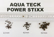 AQUA TECK POWER STIXX Gr. 1 2,5 mm Alleinfutter 175g aqua-teck