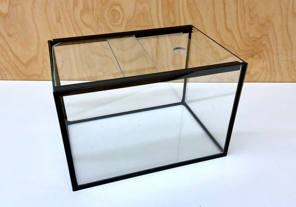 AQUARIUM 30x20x20cm 12l mit Schiebeabdeckung