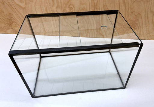 AQUARIUM 40x25x25cm 25l mit Schiebeabdeckung L/R