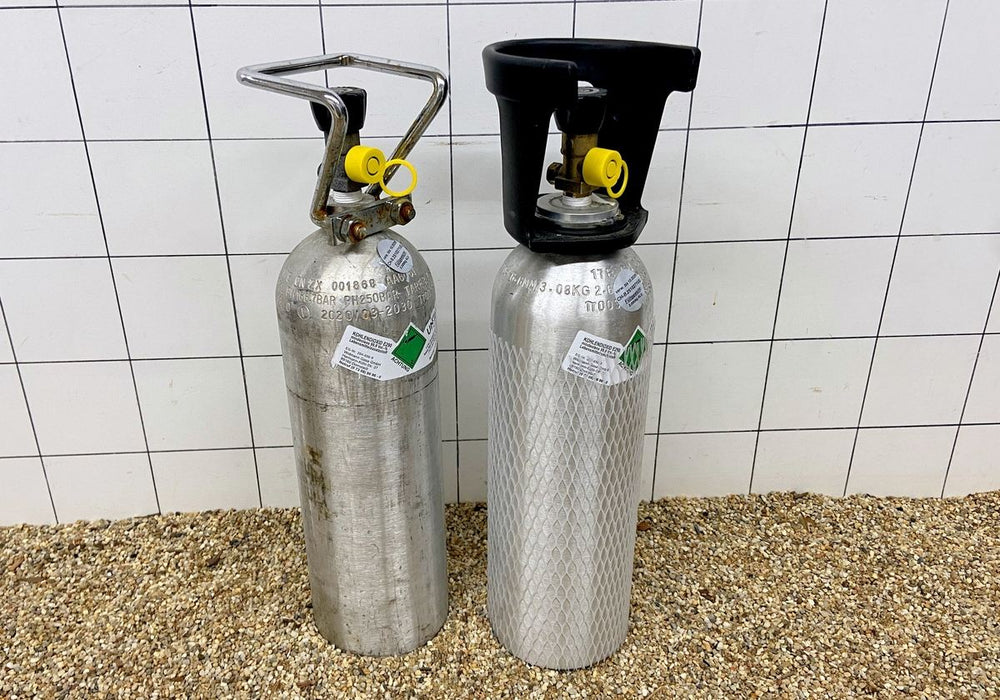 CO2 CYLINDER- FLASCHE 2000g (gefüllte Mehrweg-Flasche)