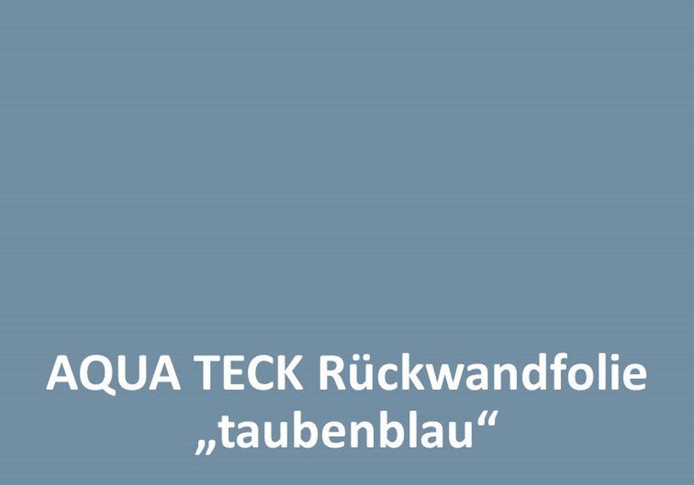 Meterware Rückwandfolie "TAUBENGRAUBLAU" - selbstklebend
