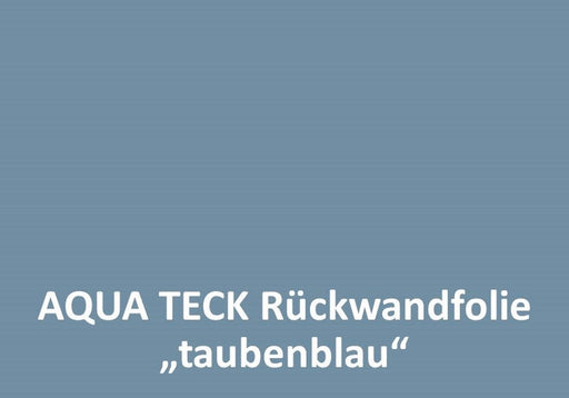 Meterware Rückwandfolie "TAUBENGRAUBLAU" - selbstklebend