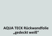 Meterware Rückwandfolie "gedeckt WEISS" - selbstklebend