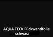 Meterware Rückwandfolie "SCHWARZ" - selbstklebend aqua-teck