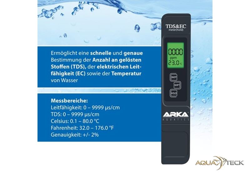 ARKA myAQUA® TDS/EC-Messgerät
