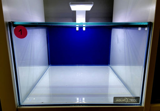 FOLIERUNG + Rückwandfolie "KÖNIGSBLAU" - selbstklebend für Kallax-Aquarien aqua-teck