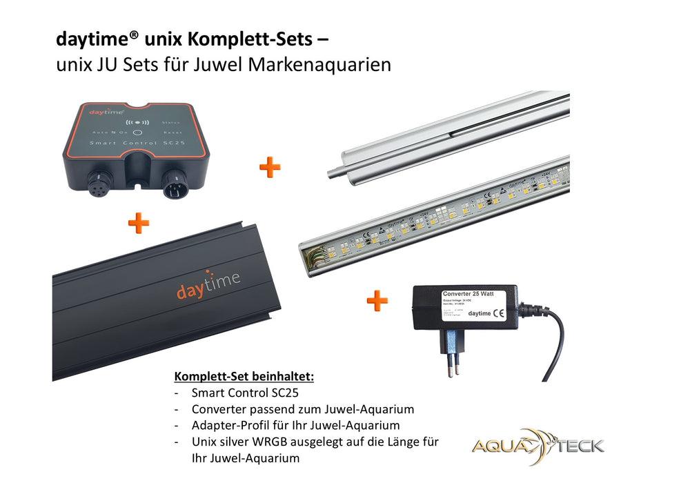 daytime® unix Komplett-Sets für Juwel Aquarien - unix JU Sets