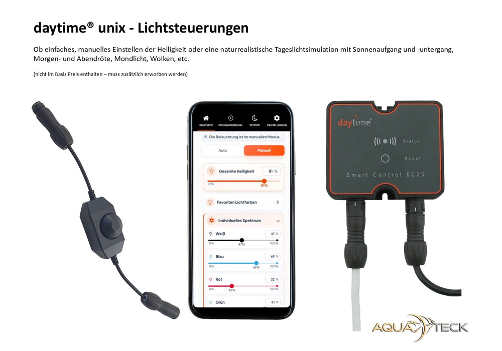daytime® unix Komplett-Sets für Juwel Aquarien - unix JU Sets