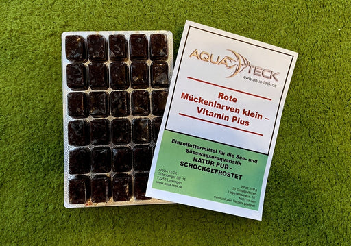 100g Rote Mückenlarven klein - Frostfutter