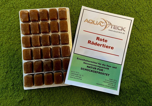 100g Rote Rädertiere - Frostfutter aqua-teck