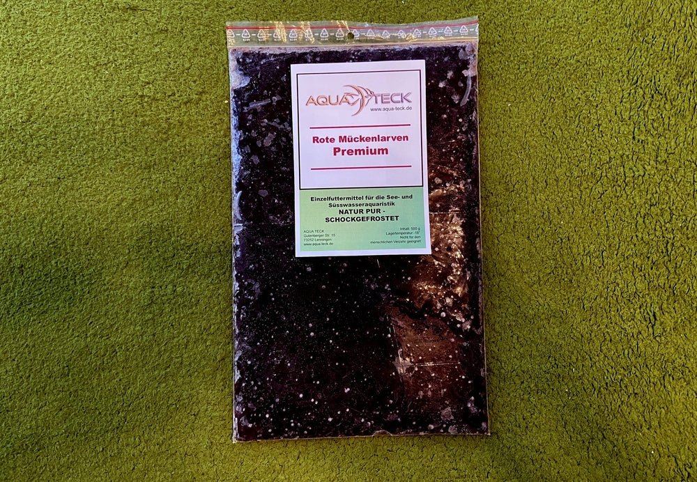 500g Rote Mückenlarven Premium - Frostfutter aqua-teck