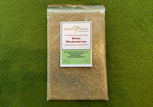 500g Weiße Mückenlarven - Frostfutter aqua-teck