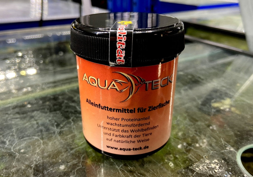 AQUA TECK Alleinfutter Gr. 1 0,4-0,6 mm Granulatfutter 75g