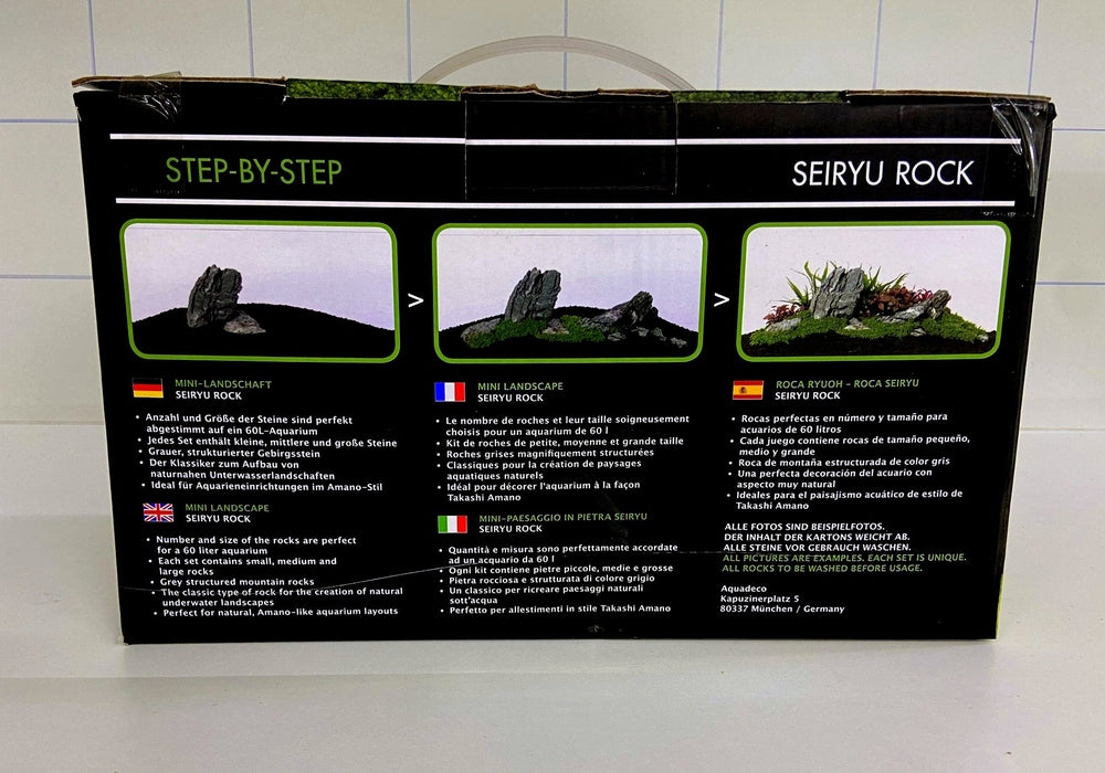 Seiryu Rock Set für 60l Aquarium